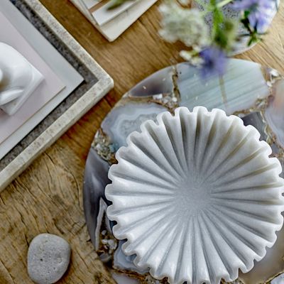 Bols - Harmonia Bol, Blanc, Marbre  - BLOOMINGVILLE MULTIBRAND HOUSE