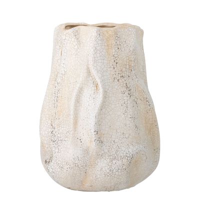 Vases - Kajsa Deco Vase, Nature, Stoneware - CREATIVE COLLECTION