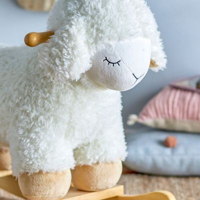 Toys - Laasrith Rocking Toy, Sheep, White, Polyester  - BLOOMINGVILLE MINI
