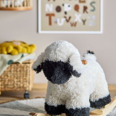 Jouets enfants - Dolly Jouet à Bascule, Mouton, Blanc, Polyester  - BLOOMINGVILLE MINI