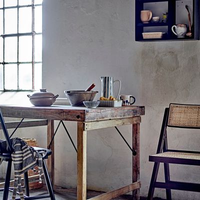 Chaises - Loupe Chaise de salle à manger, Marron, Bois d'hévéa  - CREATIVE COLLECTION