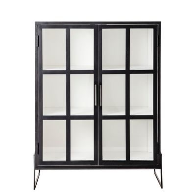 Sideboards - Opal Cabinet, Black, Oak  - BLOOMINGVILLE MULTIBRAND HOUSE