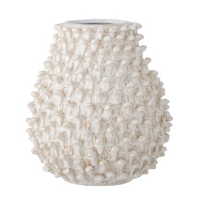 Vases - Spikey Vase, Nature, Stoneware  - BLOOMINGVILLE MULTIBRAND HOUSE