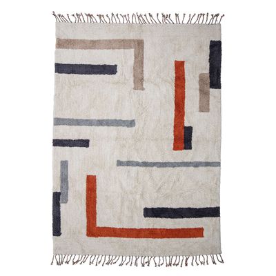 Rugs - Jue Rug, Nature, Cotton  - BLOOMINGVILLE MULTIBRAND HOUSE
