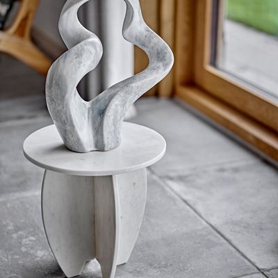 Objets de décoration - Sendai Socle, Blanc, Marbre  - BLOOMINGVILLE MULTIBRAND HOUSE