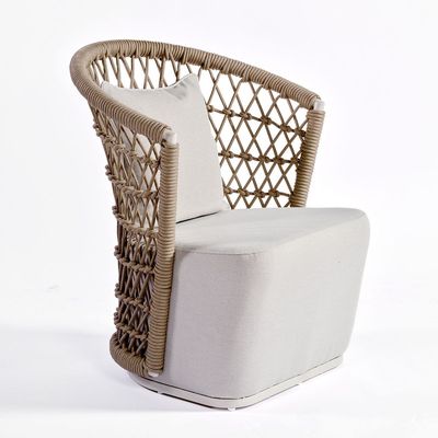 Lawn armchairs - OUTDOOR ARMCHAIR ISQUIA-2 - CRISAL DECORACIÓN