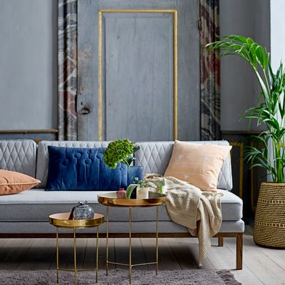 Other tables - Sola Tray Table, Brown, Aluminum  - BLOOMINGVILLE MULTIBRAND HOUSE