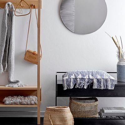 Mirrors - Nedda Wall Mirror, Black, Glass  - BLOOMINGVILLE MULTIBRAND HOUSE