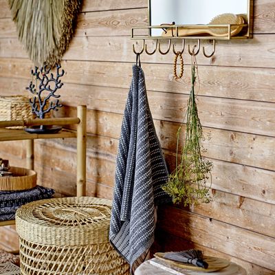 Shopping baskets - Connie Basket w/Lid, Nature, Seagrass Set of 2 - BLOOMINGVILLE MULTIBRAND HOUSE