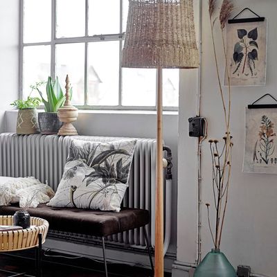 Floor lamps - Kakasi Floor Lamp, Nature, Rattan  - CREATIVE COLLECTION