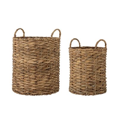 Paniers - Lilla Panier, Nature, Rotin Set of 2 - BLOOMINGVILLE MULTIBRAND HOUSE