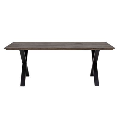 Dining Tables - Maldon Dining Table, Brown, Oak - BLOOMINGVILLE MULTIBRAND HOUSE