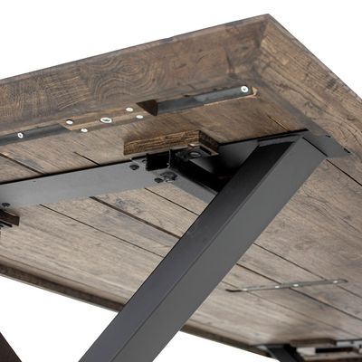 Tables Salle à Manger - Maldon Table de salle à manger, Marron, Chêne  - BLOOMINGVILLE MULTIBRAND HOUSE