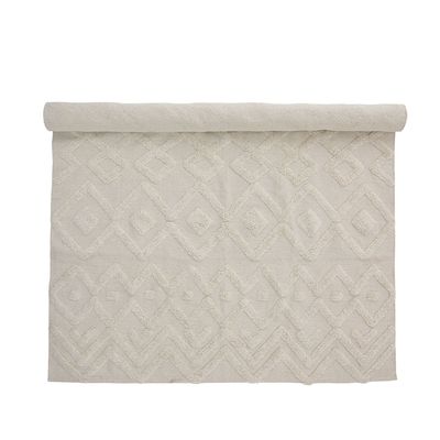 Rugs - Billa Rug, White, Cotton - CREATIVE COLLECTION