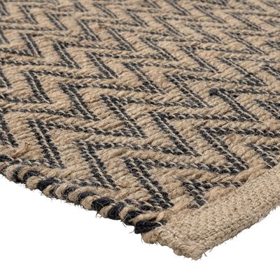 Tapis - Lieu Tapis, Noir, Jute  - BLOOMINGVILLE MULTIBRAND HOUSE
