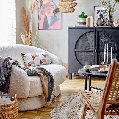 Buffets - Trento Armoire, Noir, Gmelina wood  - BLOOMINGVILLE MULTIBRAND HOUSE