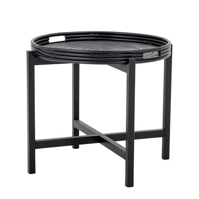 Autres tables  - Milli Plateau de table, Noir, Rotin  - BLOOMINGVILLE