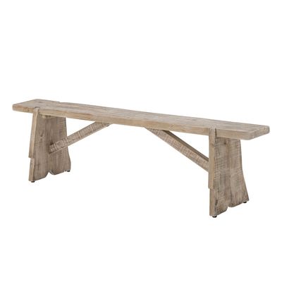 Bancs - Glendale Banc, Nature, Reclaimed Pine Wood  - BLOOMINGVILLE MULTIBRAND HOUSE