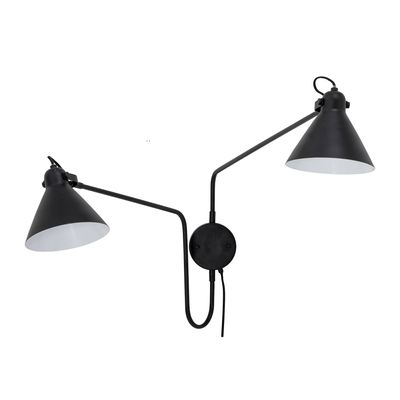 Wall lamps - Felicity Wall Lamp, Black, Metal  - BLOOMINGVILLE