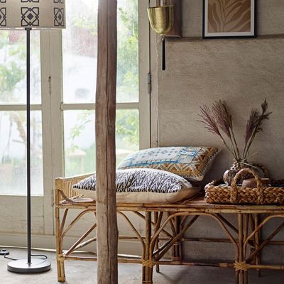 Lampadaires - Selita Lampadaire, Noir, Métal  - BLOOMINGVILLE MULTIBRAND HOUSE