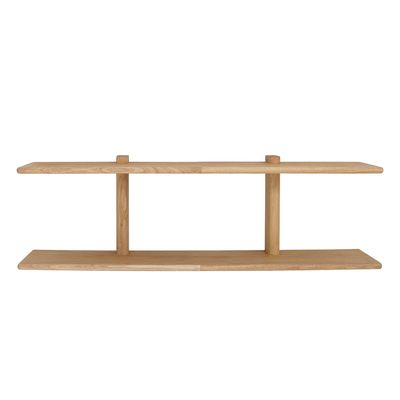 Etagères - Dalip Tablette, Nature, Bois d'hévéa - BLOOMINGVILLE MULTIBRAND HOUSE