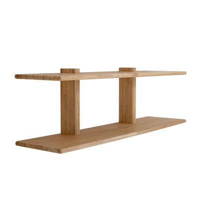 Etagères - Dalip Tablette, Nature, Bois d'hévéa  - BLOOMINGVILLE MULTIBRAND HOUSE