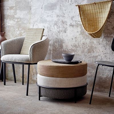 Chairs - Cortone Dining Chair, Grey, Polyester  - BLOOMINGVILLE MULTIBRAND HOUSE