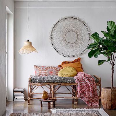 Benches - Pammi Bench, Nature, Cane  - BLOOMINGVILLE MULTIBRAND HOUSE