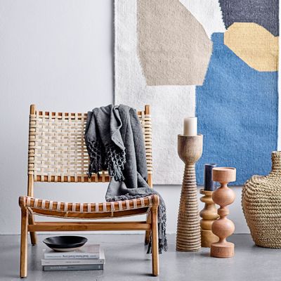 Lounge chairs - Keila Lounge Chair, Nature, Teak  - BLOOMINGVILLE MULTIBRAND HOUSE