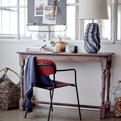 Lampes de table - Natika Lampe de table, Blue, Terre cuite  - CREATIVE COLLECTION