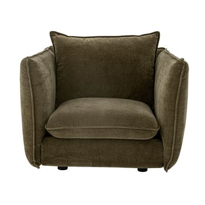 Chaises longues - Austin Chaise de salon, Verte, Polyester Recyclé - BLOOMINGVILLE MULTIBRAND HOUSE