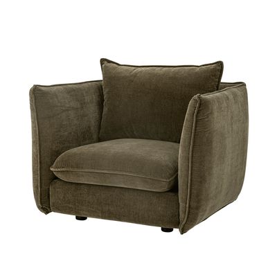 Chaises longues - Austin Chaise de salon, Verte, Polyester Recyclé  - BLOOMINGVILLE MULTIBRAND HOUSE