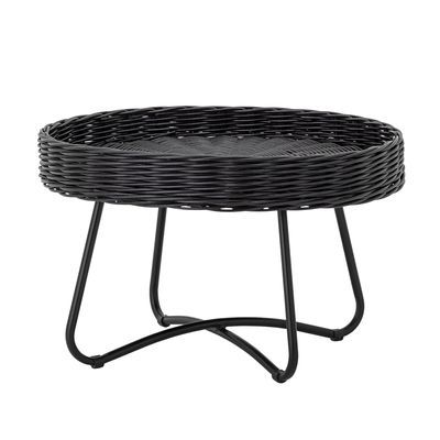 Tables basses - Hattie Table basse, Noir, Rotin - BLOOMINGVILLE MULTIBRAND HOUSE