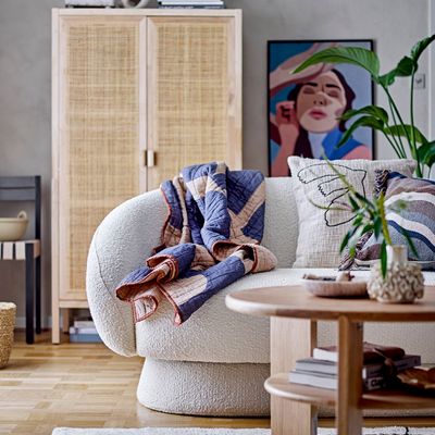 Coffee tables - Lourdes Coffee Table, Nature, Oak  - BLOOMINGVILLE MULTIBRAND HOUSE