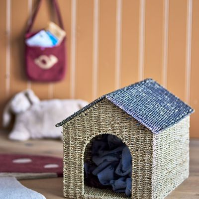 Paniers - Fredie Panier avec couvercle, Nature, Herbier marin  - BLOOMINGVILLE MINI