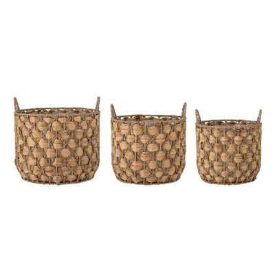 Paniers - Joleen Panier, Nature, Jacinthe d'eau Set of 3 - CREATIVE COLLECTION