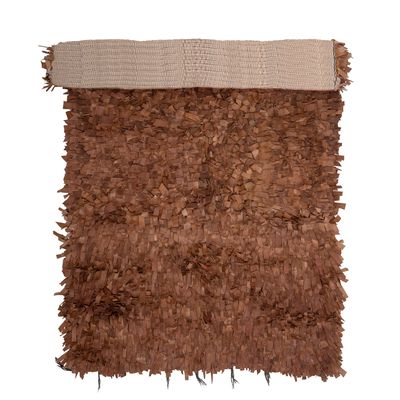 Rugs - Serah Rug, Brown, Leather - BLOOMINGVILLE MULTIBRAND HOUSE