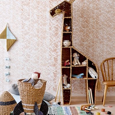 Bookshelves - Kalu Bookcase, Nature, Bankuan Grass  - BLOOMINGVILLE MINI