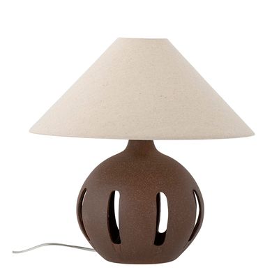 Lampes de table - Liana Lampe de table, Marron, Grès - BLOOMINGVILLE MULTIBRAND HOUSE