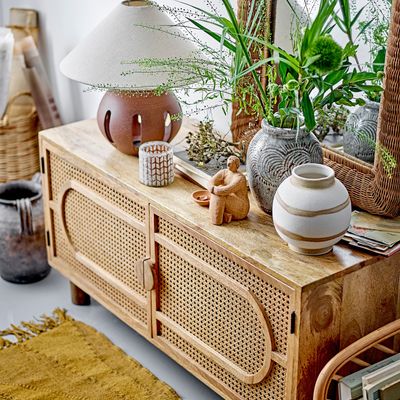 Table lamps - Liana Table lamp, Brown, Stoneware  - BLOOMINGVILLE MULTIBRAND HOUSE