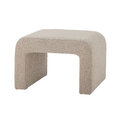 Tabourets - Bobbie Tabouret, Nature, Polyester  - BLOOMINGVILLE MULTIBRAND HOUSE