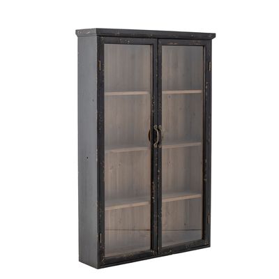 Buffets - Hazem Armoire, Noir, Bois de sapin  - CREATIVE COLLECTION