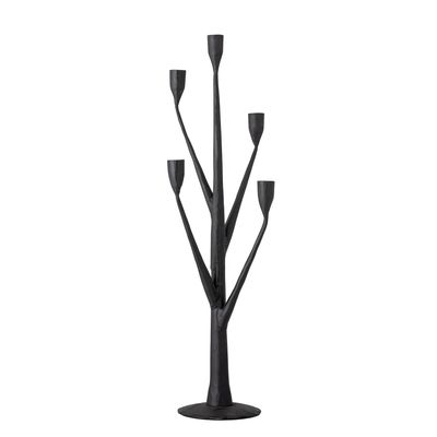 Candlesticks and candle holders - Abriz Candle Holder, Black, Iron  - CREATIVE COLLECTION