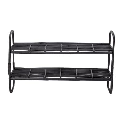 Etagères - Zigge Tablette, Noir, Canne - BLOOMINGVILLE MULTIBRAND HOUSE