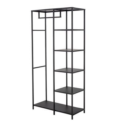Mounting accessories - Valde Clothes Rack, Black, Metal  - BLOOMINGVILLE MULTIBRAND HOUSE