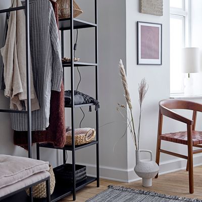 Mounting accessories - Valde Clothes Rack, Black, Metal  - BLOOMINGVILLE MULTIBRAND HOUSE