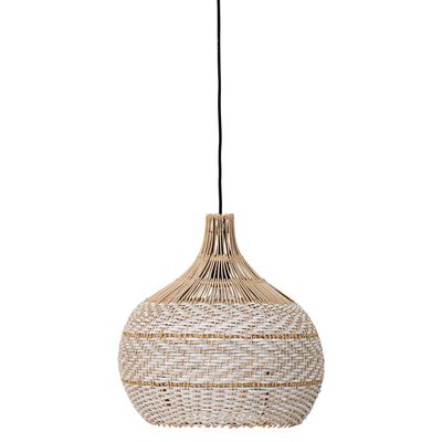 Suspensions - Christa Lampe à suspension, Blanc, Canne - CREATIVE COLLECTION