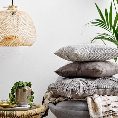 Hanging lights - Rodi Pendant Lamp, Nature, Bamboo  - BLOOMINGVILLE MULTIBRAND HOUSE