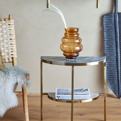 Autres tables  - Clint Table d'appoint, Gris, Marbre  - BLOOMINGVILLE MULTIBRAND HOUSE