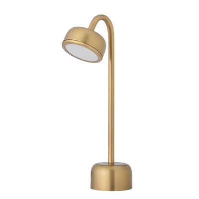 Wireless lamps - Nico Portable Lampe, Rechargeable, Brass, Metal  - BLOOMINGVILLE